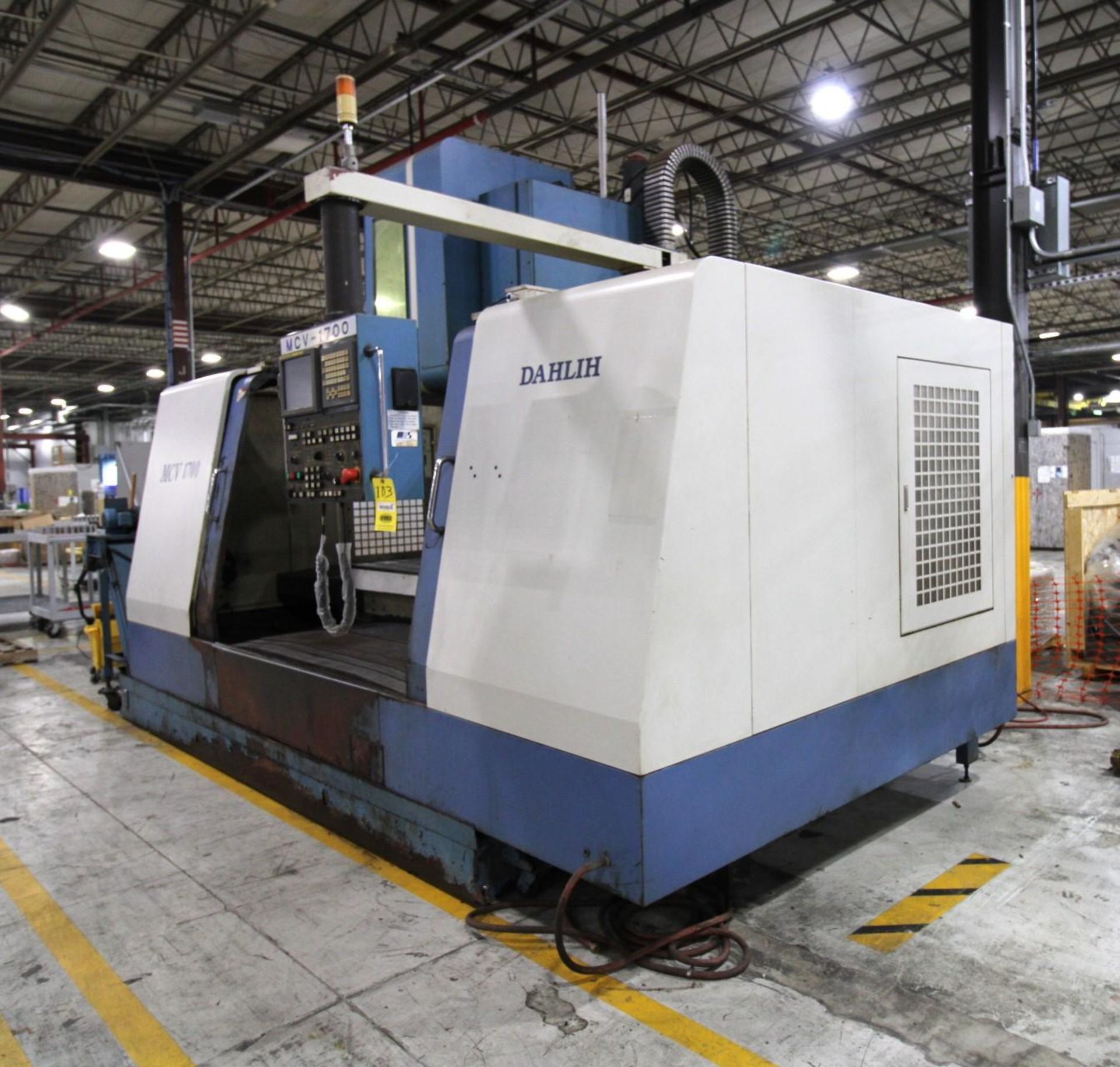 CNC VERTICAL MACHINING CENTER, DAHLIH MCV-1700, new 2006, Fanuc 21i-MB CNC control, 40” x 75” tbl. - Image 3 of 24