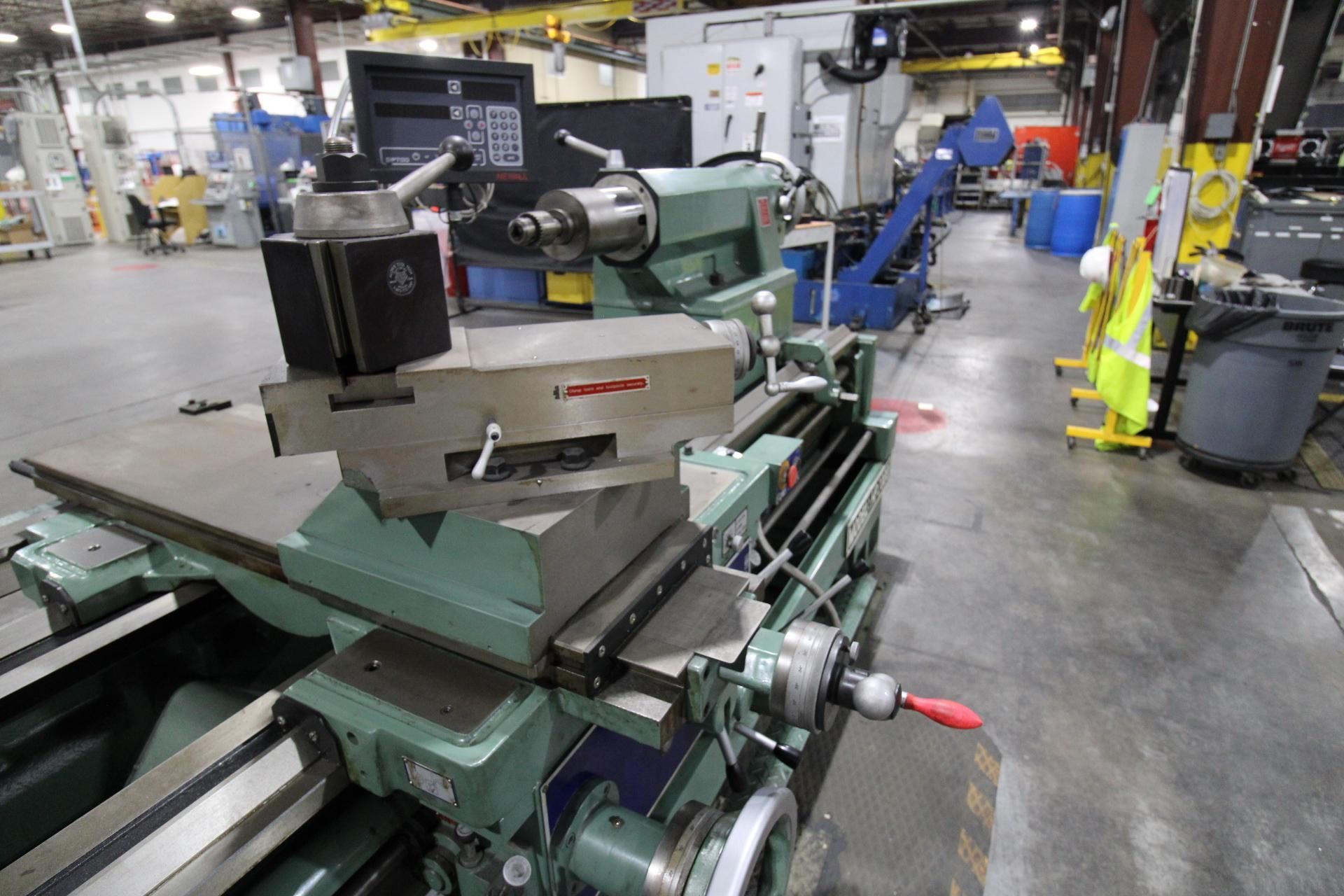 HOLLOW SPINDLE LATHE, KINGSTON HEAVY DUTY 34 HP-2000, new 2014, never used in production, 7-1/4" sp - Image 11 of 23