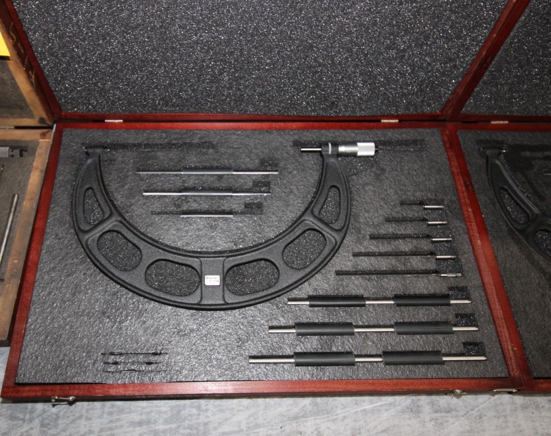 OUTSIDE MICROMETER, STARRETT MDL. 224 GRLZ SERIES, 6 to 12" range, Interchangeable-Anvil micrometer, - Image 2 of 2