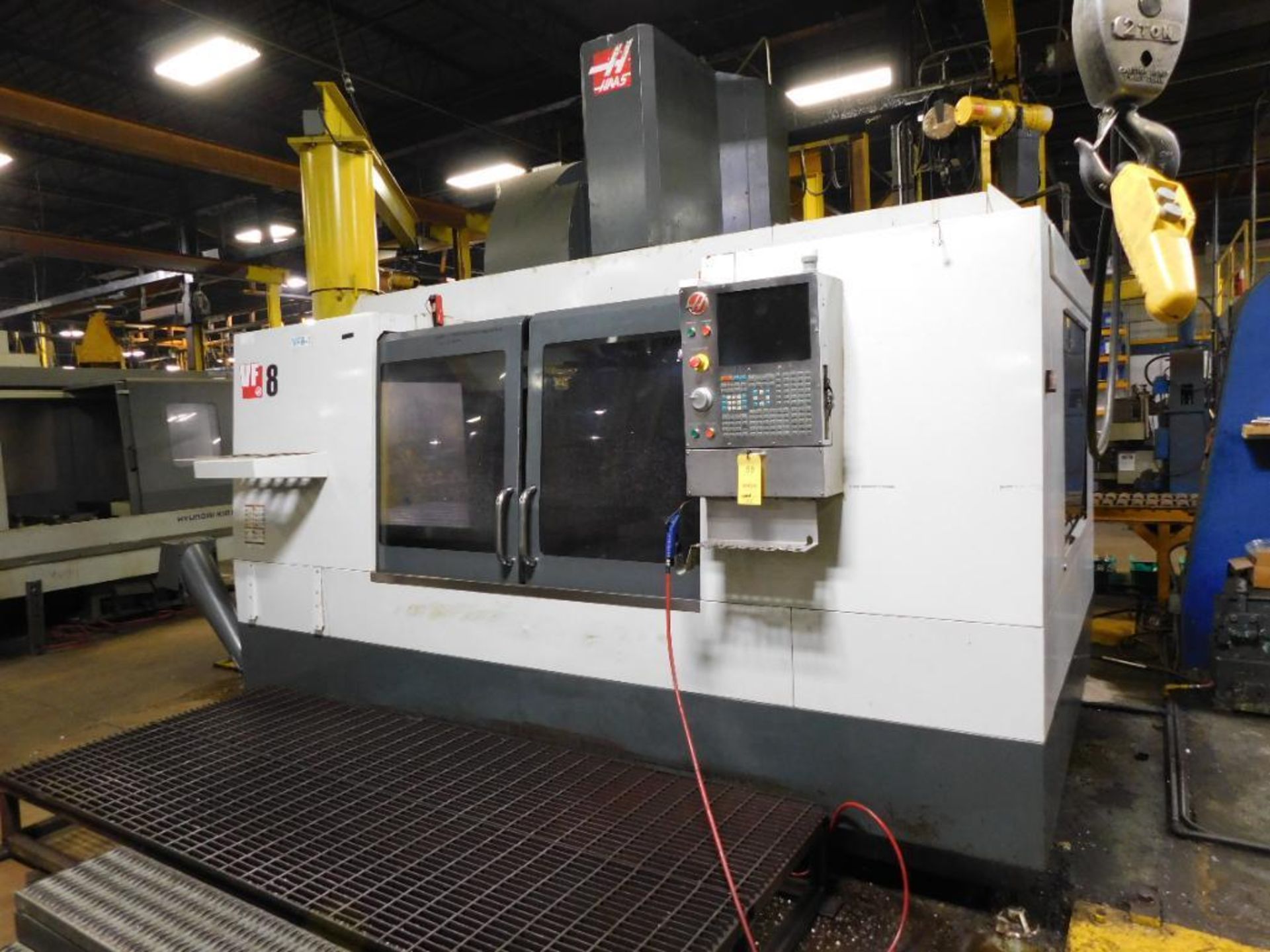 2014 Haas Model VF-8/50 3-Axis CNC Vertical Machining Center, S/N: 1111710 (Unit # 524), 30 HP CAT 5 - Image 3 of 11