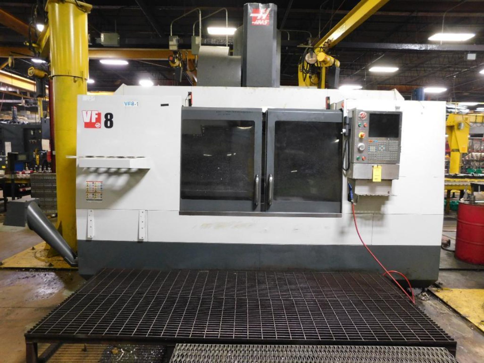2014 Haas Model VF-8/50 3-Axis CNC Vertical Machining Center, S/N: 1111710 (Unit # 524), 30 HP CAT 5 - Image 5 of 11