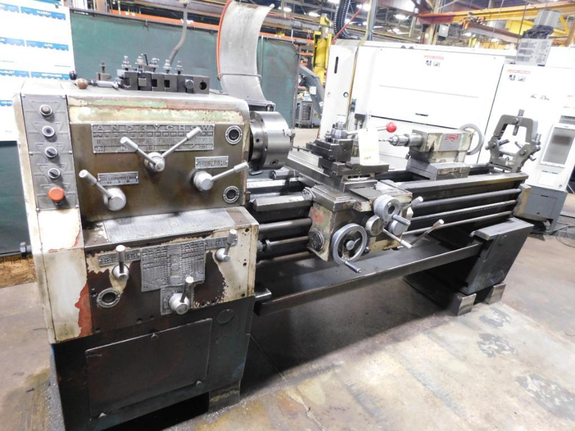 Andrychow Model TUG-40 Engine Lathe, S/N:8519 (1996) 18" x 72", w/2 ...