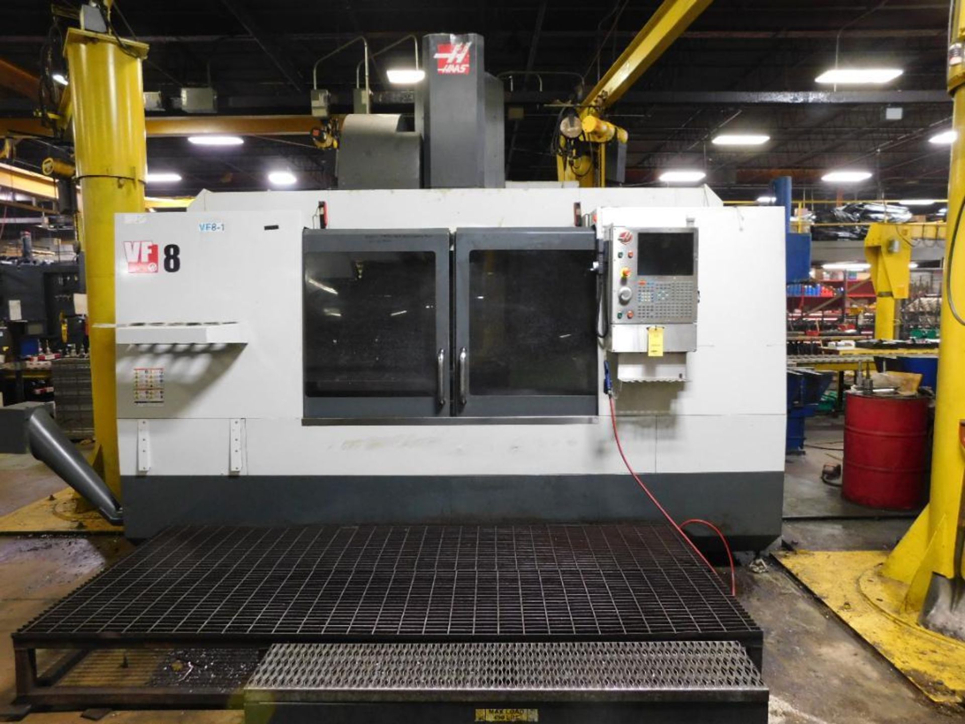 2014 Haas Model VF-8/50 3-Axis CNC Vertical Machining Center, S/N: 1111710 (Unit # 524), 30 HP CAT 5 - Image 4 of 11