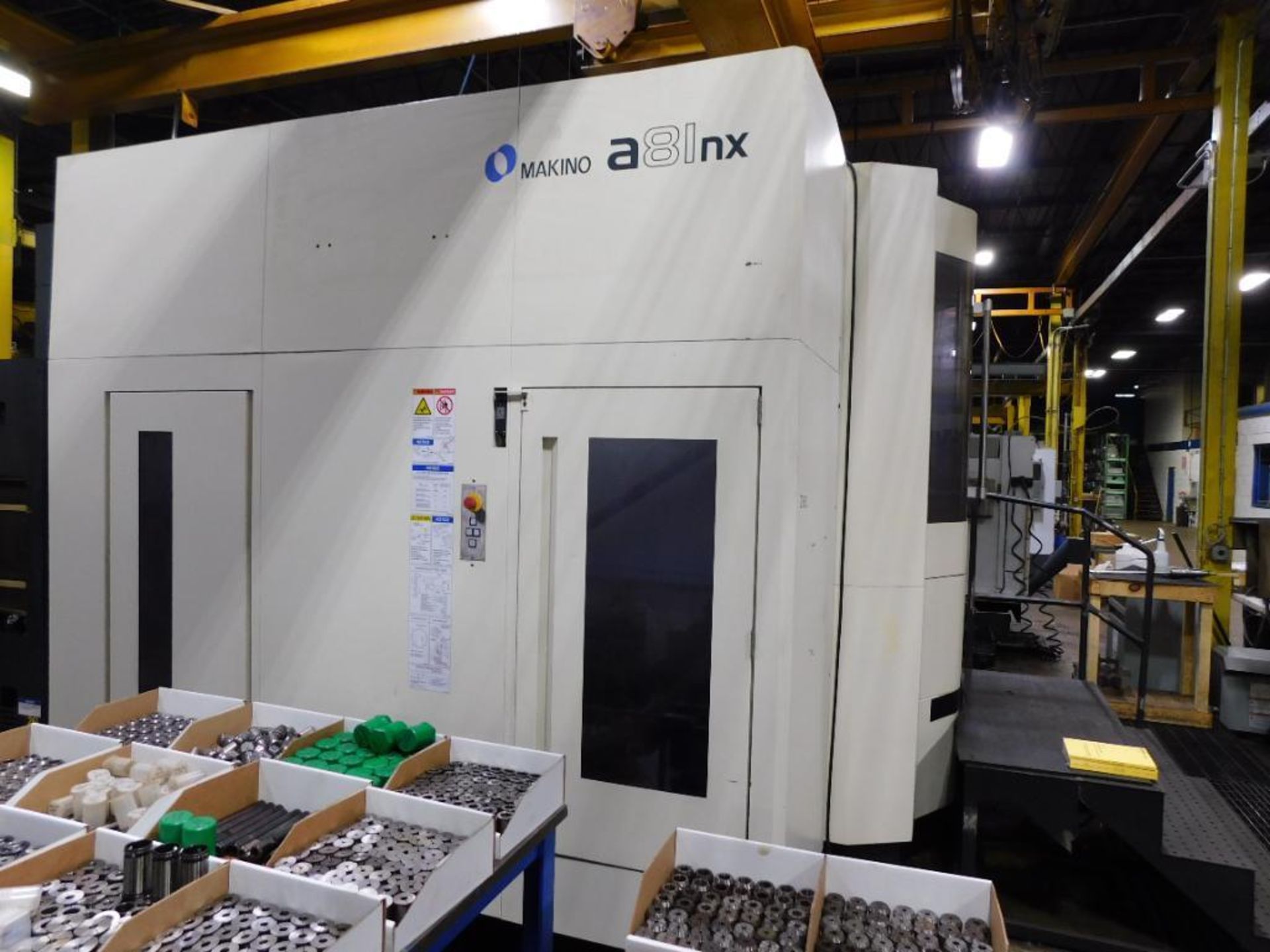 2017 Makino Model A81NX 2,600-Lb. 4-Axis CNC Horizontal Machining ...