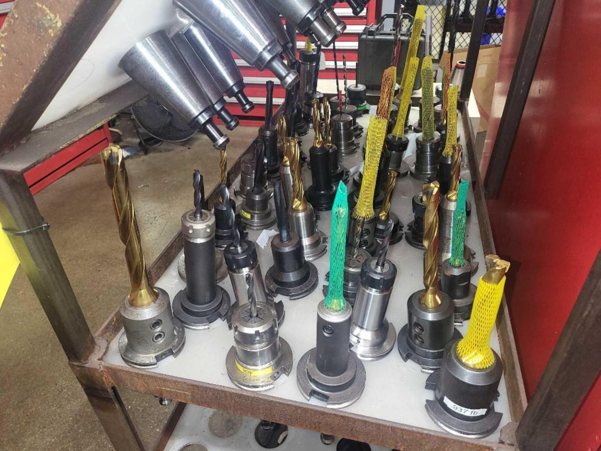 LOT: Rack w/(85) Pieces of CAT 50 Tool Holders & Assorted Tooling - Image 11 of 13