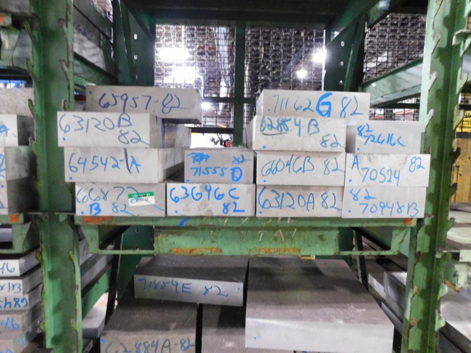 LOT: (25) Rows of Fortal Aluminum Alloy Blocks on (5) Sections of Racking (CERTS AVAILABLE) CLICK FO - Image 15 of 18