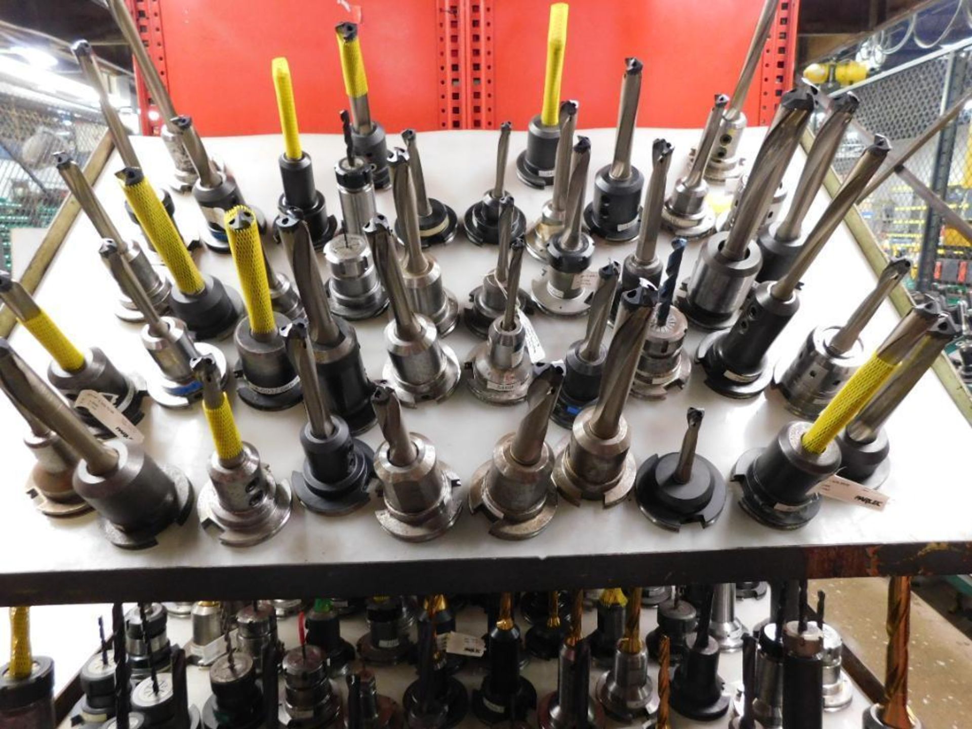 LOT: Rack w/(85) Pieces of CAT 50 Tool Holders & Assorted Tooling - Image 2 of 13