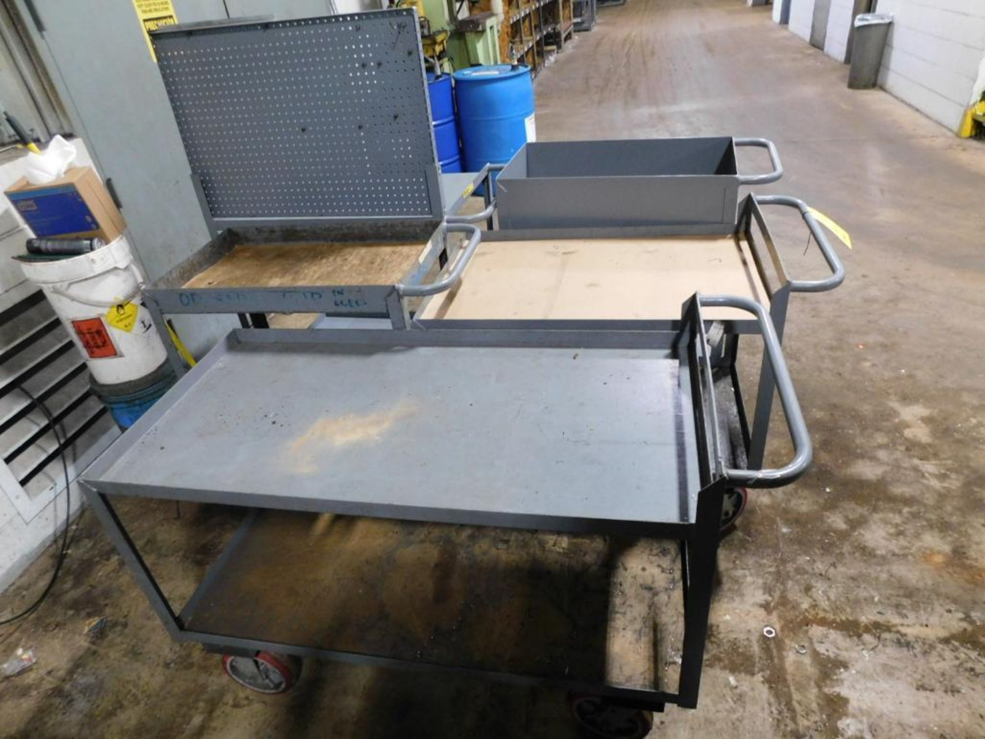 LOT: (5) Assorted Little Giant Heavy Duty Shop Carts - Image 4 of 4