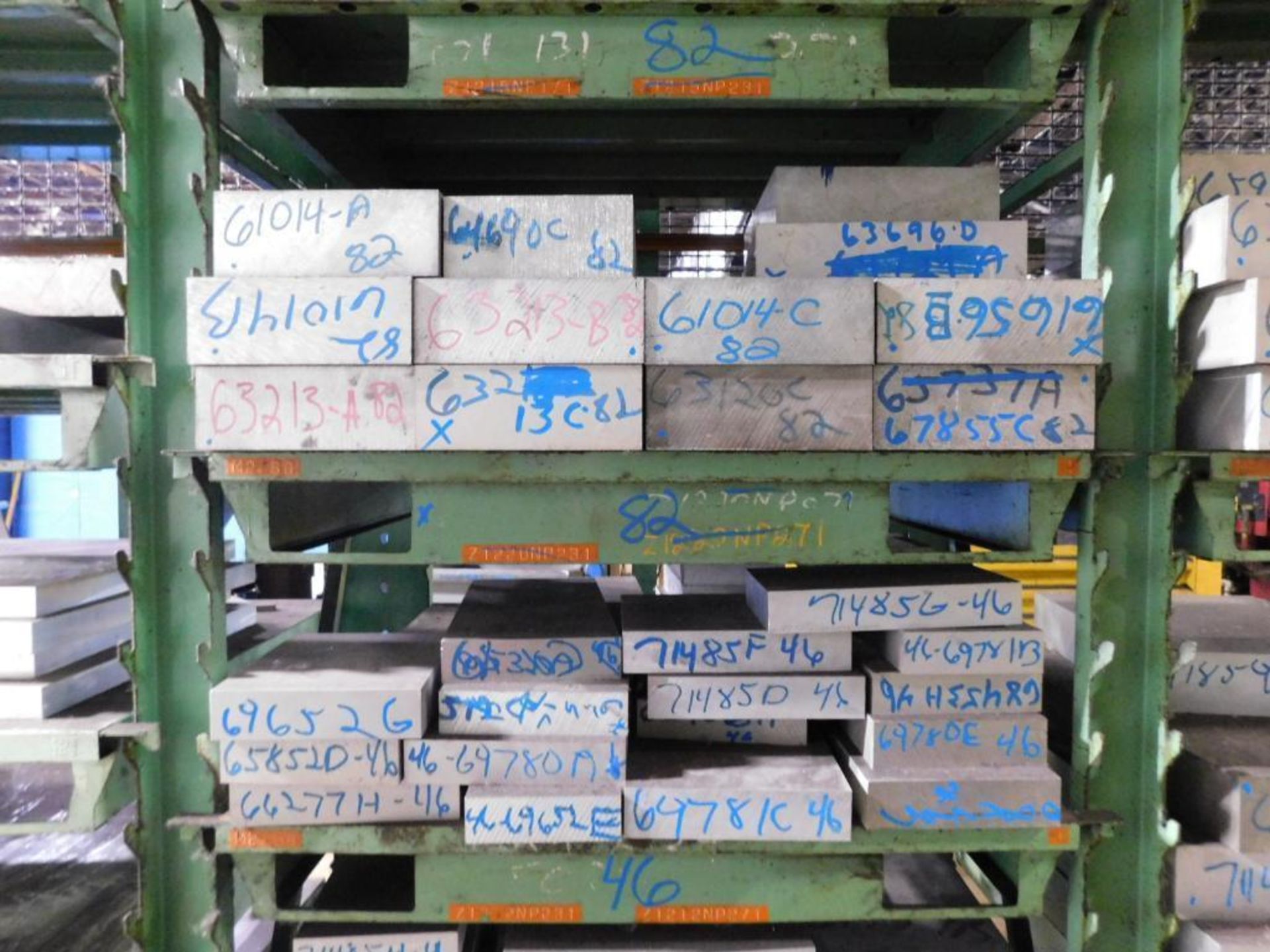 LOT: (25) Rows of Fortal Aluminum Alloy Blocks on (5) Sections of Racking (CERTS AVAILABLE) CLICK FO - Image 11 of 18