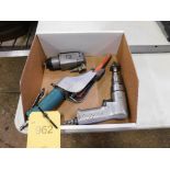 LOT: Dynabrade Air Belt Sander, Ingersoll Rand Air Drill, Ingersoll Rand Air Impact Wrench