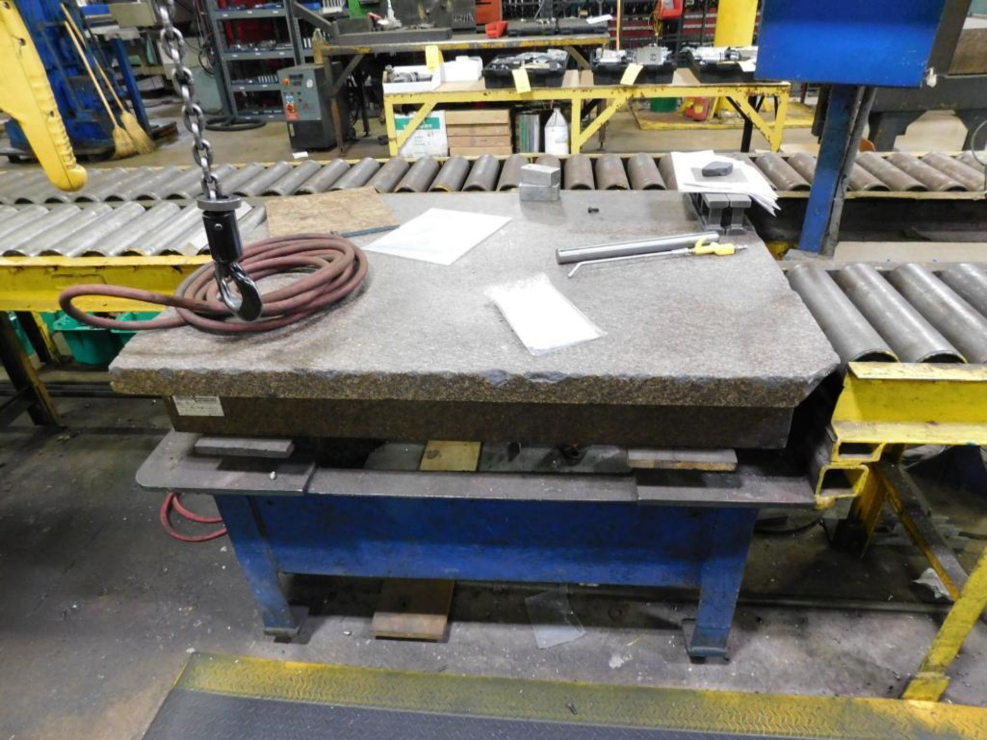 LOT: (1) 48" x 36" Granite Surface Plate on Steel Base, (1) 36" x 24" Granite Surface Plate on Steel - Image 3 of 4