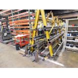 LOT: A-Frame Rack w/Round Stock Steel Tube & Bar
