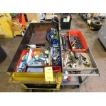 LOT: (2) Rolling Carts w/Assorted Tooling