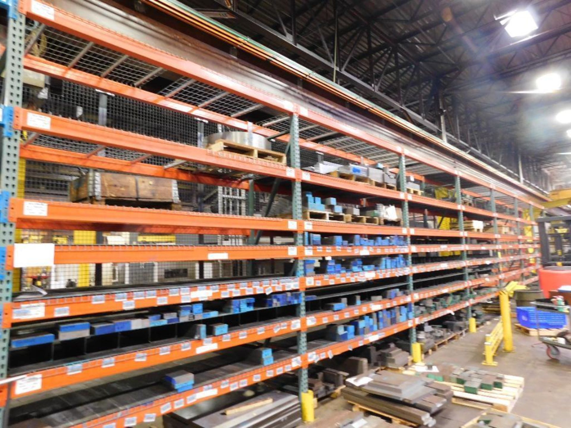 LOT: (10) Sections Pallet Rack, 12' H x 9' W x 36" D Multi Tier w/Wire Decking & Some Steel Decking - Image 2 of 2