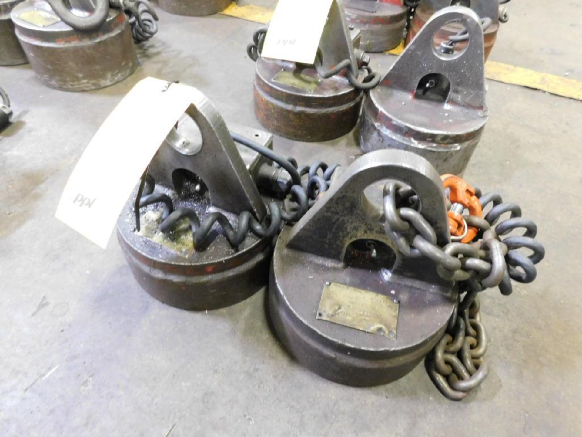 LOT: (2) 1,200 Lb. (approx.) Electromagnetic Lifting Magnets - Image 2 of 2