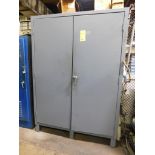 Durham MFG Heavy Duty Compartment Bin Cabinet w/Contents of Electrical Components, Plumbing, etc.