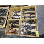 LOT: Assorted Chain Lifting Slings & Lifting Chains in Crate