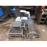 LOT: (6) Platform Steps, Folding Chairs on Pallet