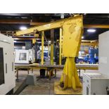 2-Ton Free Standing 360° Jib Crane w/2-Ton Budgit Chain Hoist