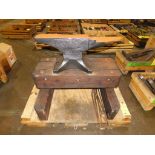 36" Anvil on Custom Wooden Base