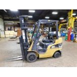 Caterpillar 4,600 Lb. LP Forklift Model C5000, S/N AT9004888, Solid Tires, 199" Max Lift Height, 3-S