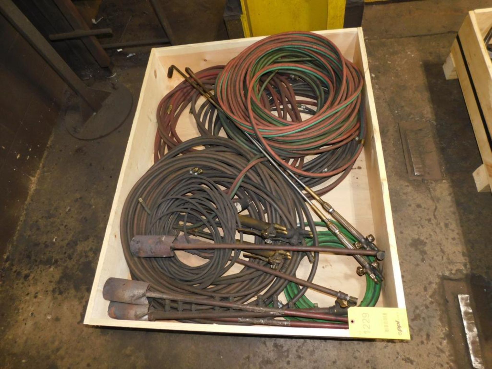 LOT: Assorted Torch Burners, Torches, Hosing in Crate - Image 2 of 2
