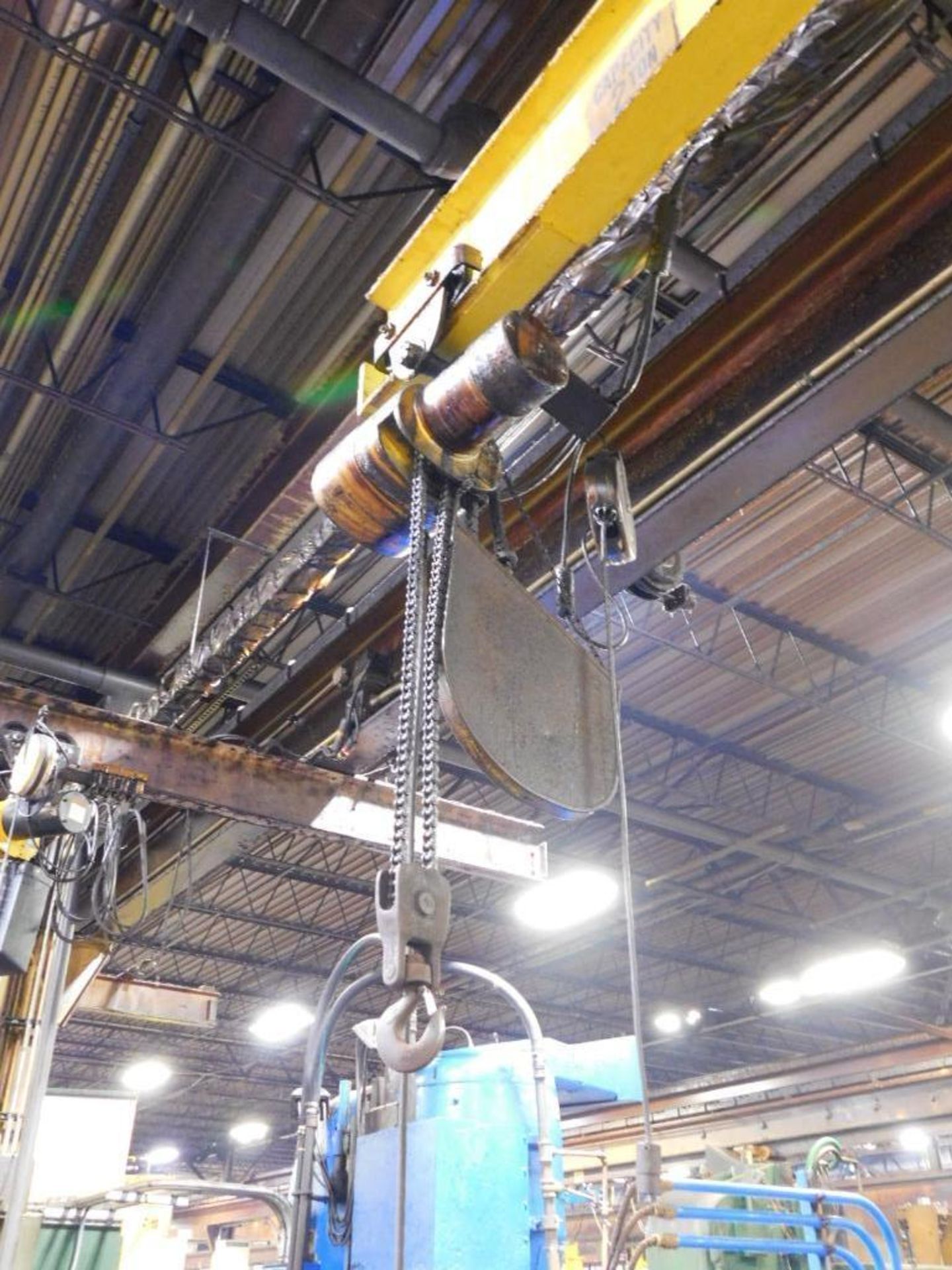 2-Ton Free Standing 360° Jib Crane w/Budgit 2-Ton Chain Hoist - Image 3 of 3