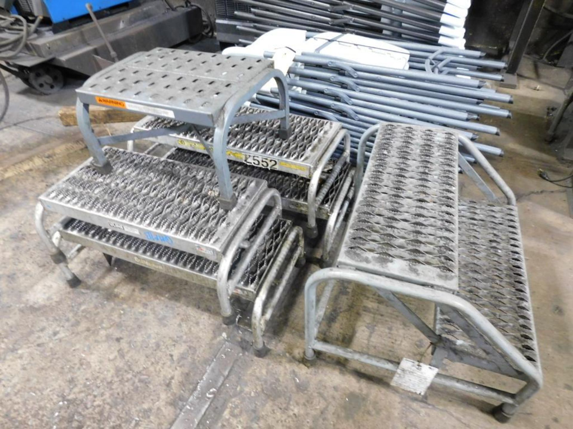 LOT: (6) Platform Steps, Folding Chairs on Pallet - Image 2 of 4