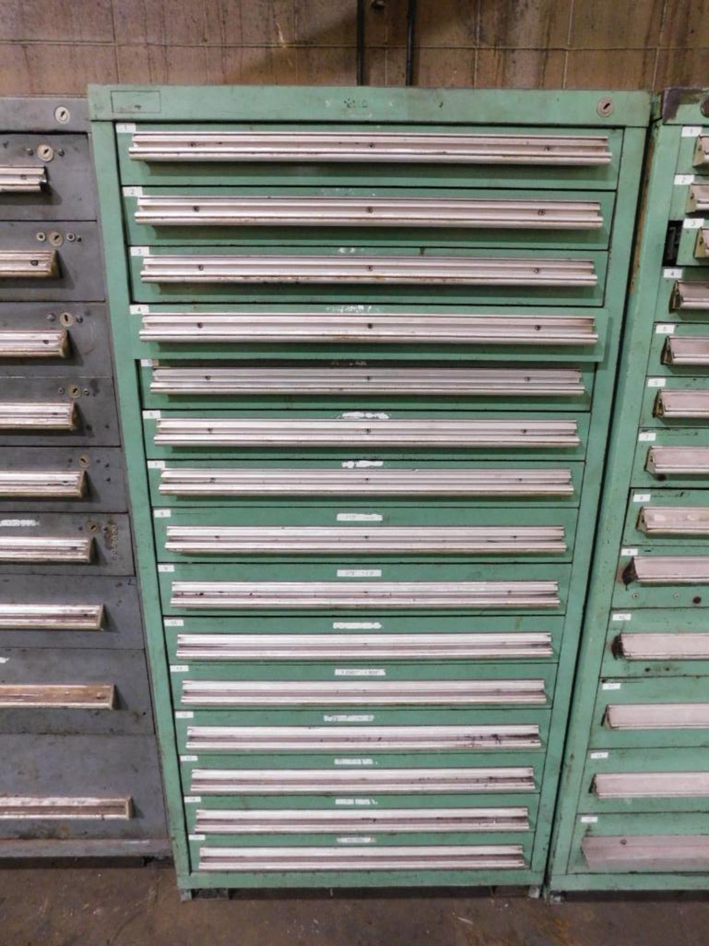 LOT: (1) 13-Drawer Tooling Cabinet, (1) 11-Drawer Tooling Cabinet - Image 3 of 3