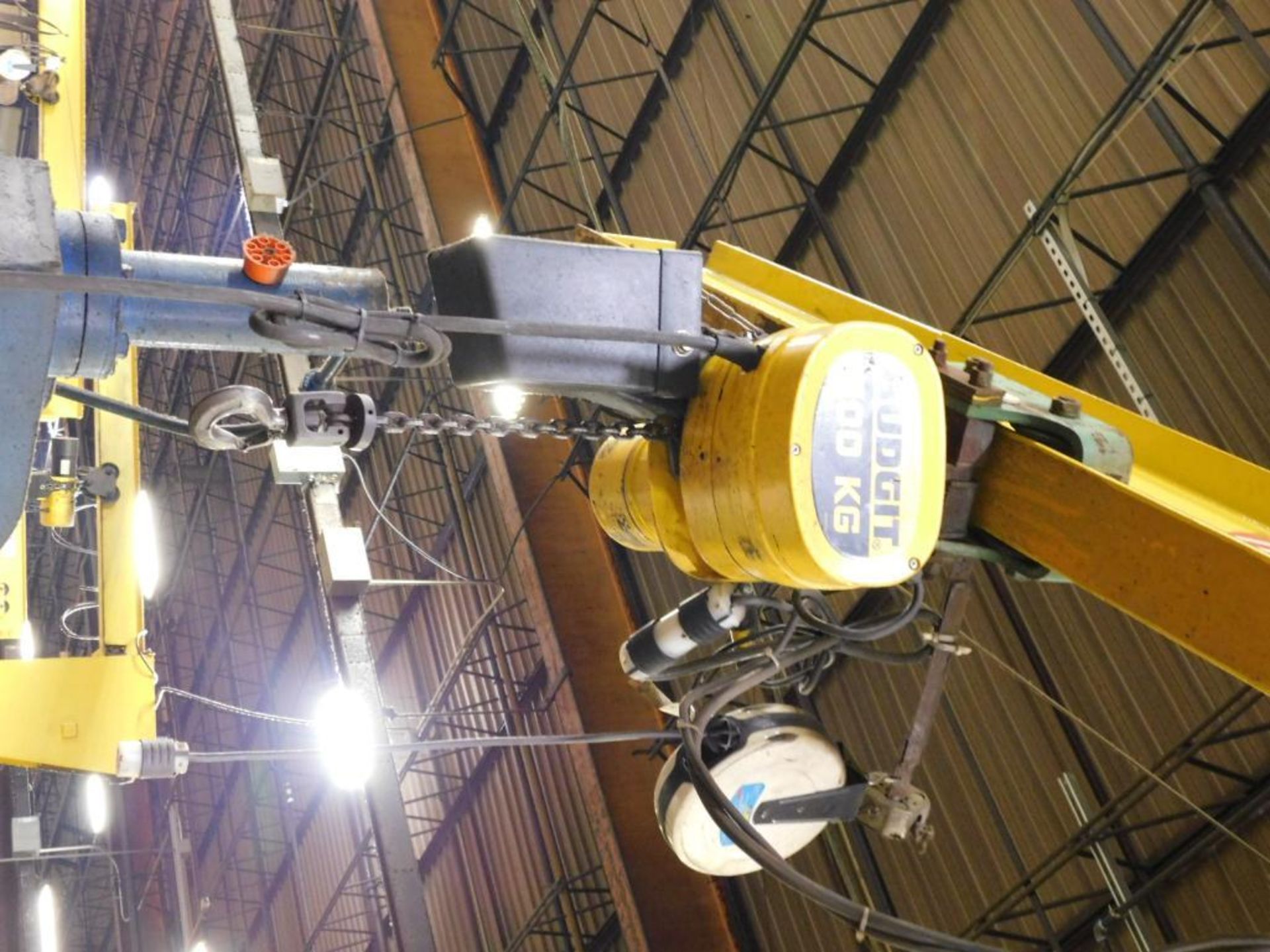 Abell-Howe 2-Ton Free Standing 360° Jib Crane w/Budgit 2-Ton Chain Hoist - Image 3 of 3