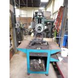 LOT: (1) Burgmaster Turret Drilling and Tapping Boring Machine w/Baldor 1/5 HP Motor (NOT COMPLETE)