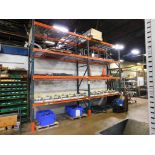 LOT: (2) Sections 13' H x 8" L x 42" D Tear Drop Pallet Racking (NO CONTENTS) (DELAYED REMOVAL, CONT