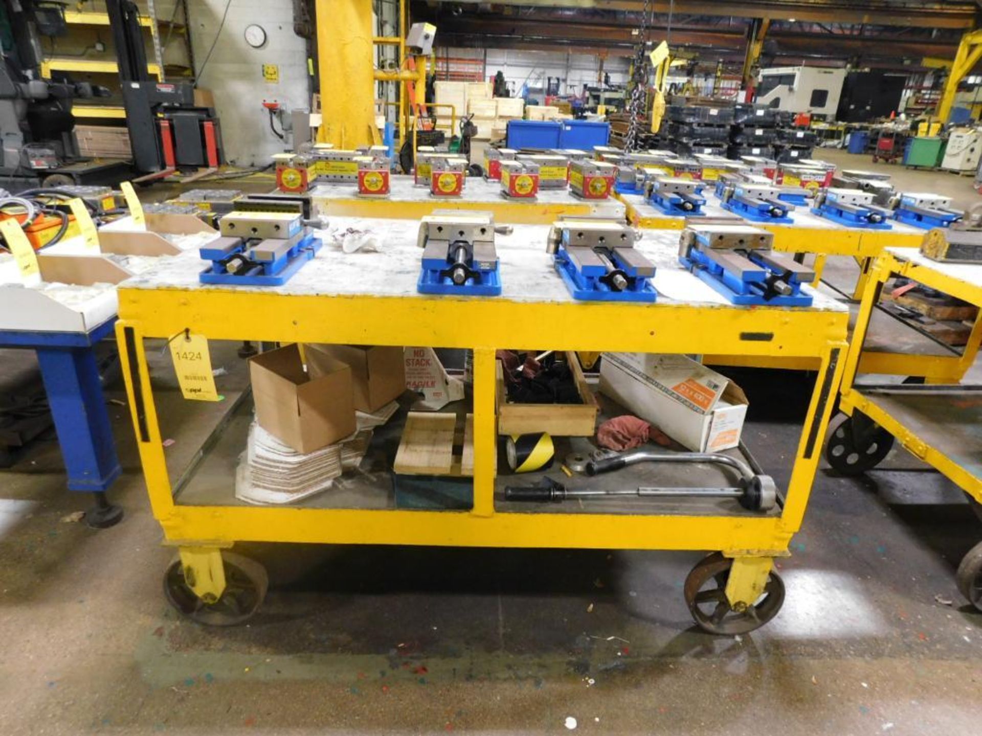 60" x 33" Heavy Duty Cart (NO CONTENTS) (DELAYED REMOVAL, CONTACT SITE MANAGER)