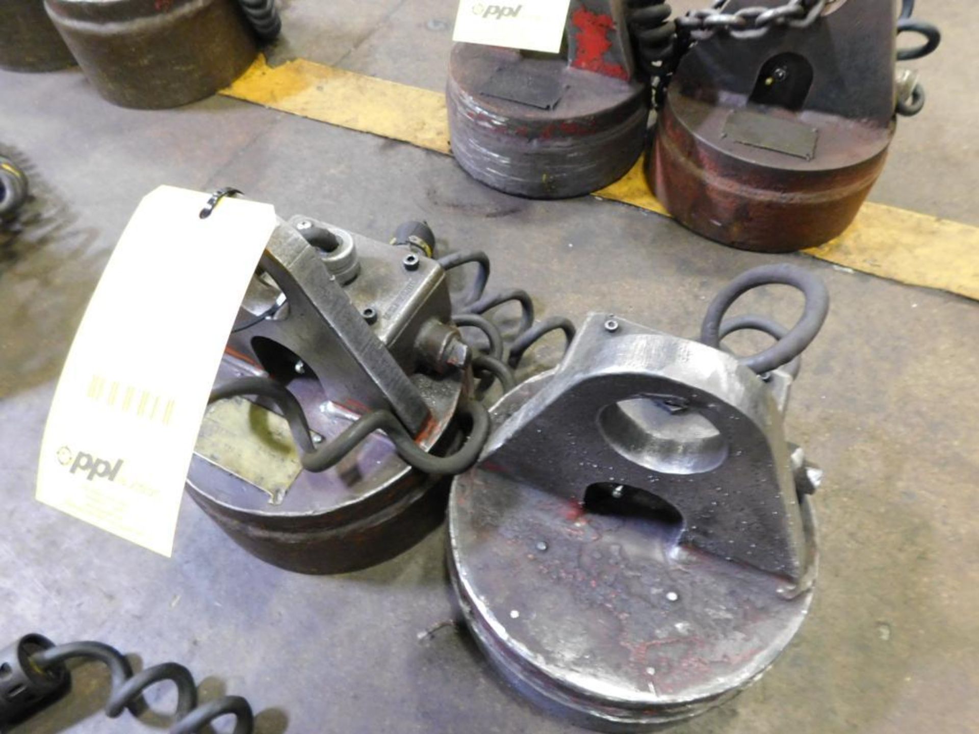 LOT: (2) 1,200 Lb. (approx.) Electromagnetic Lifting Magnets - Image 2 of 2