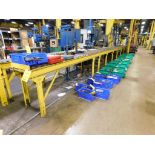 Approx. 160' x 14" Roller Conveyor (NO CONTENTS) (DELAYED REMOVAL, CONTACT SITE MANAGER)