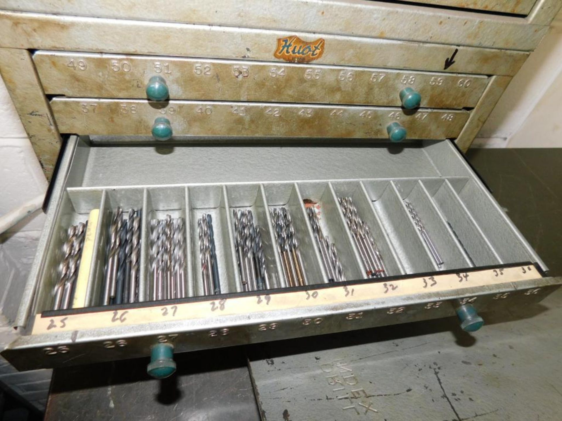 LOT: (2) Huot Drill Index Library w/Assorted Drill Bits - Image 4 of 9