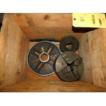 LOT: 8" 4-Jaw Chuck, 11" Face Plate, etc.