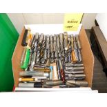 LOT: Assorted NEW & Used HSS Endmills