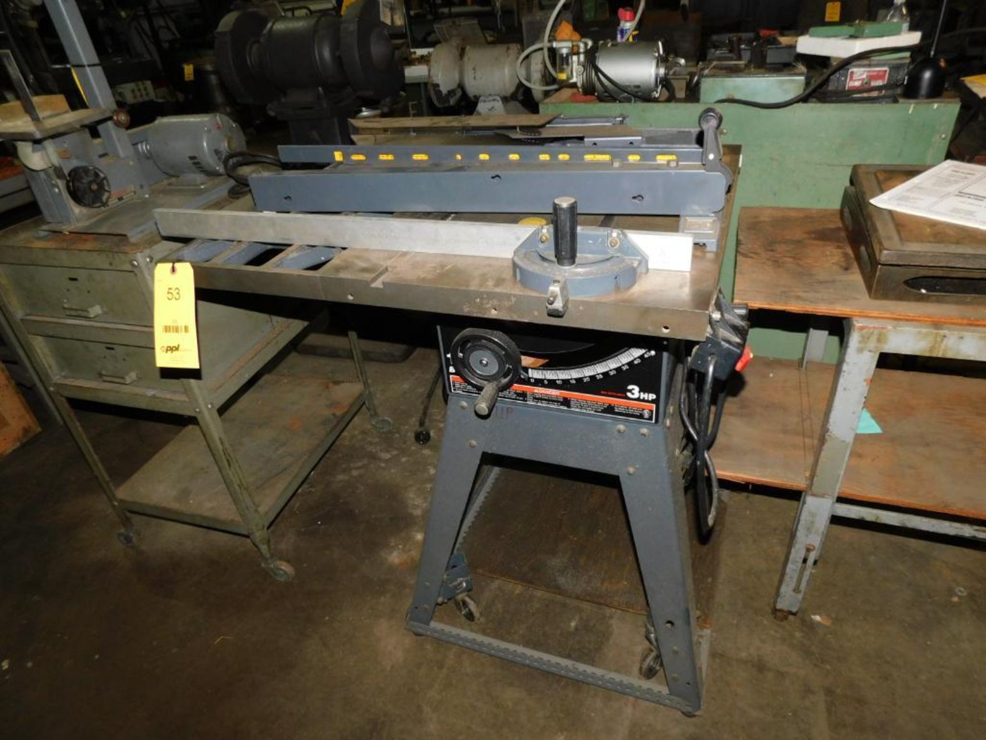 Sears/Craftsman Model 113.298762 10" Table Saw, 3 HP