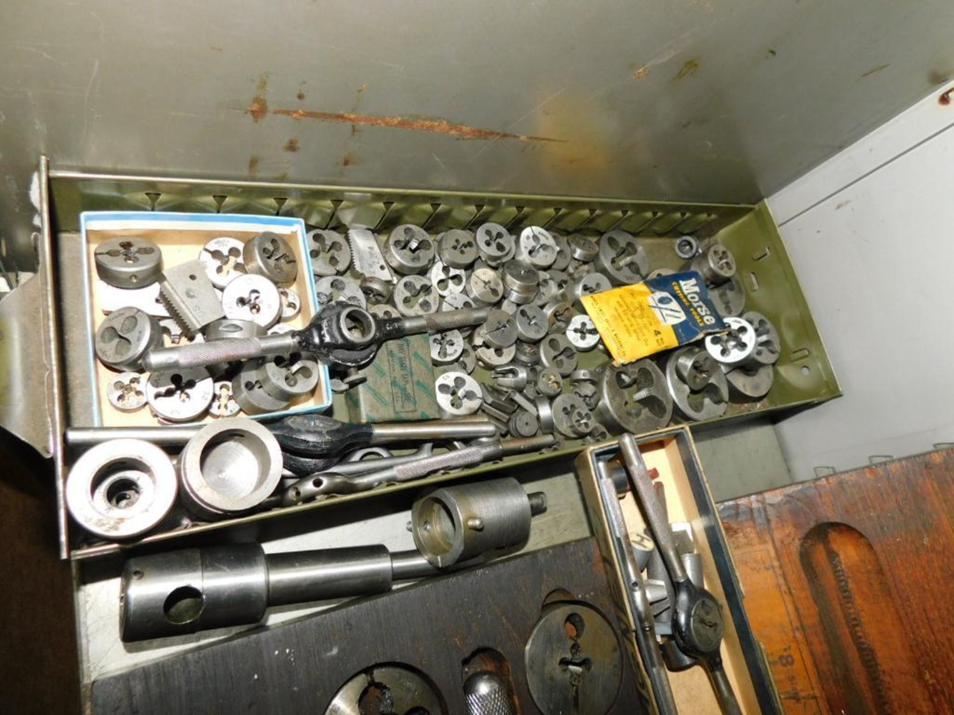 LOT: Contents of Shelf: Assorted Thread Dies, 1/2D HSS Keyway Broach etc. - Image 6 of 6