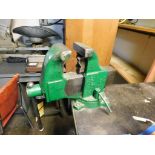 Columbian 4-1/2" Vise on 72" x 34" Work Bench (NO CONTENTS, DELAYED REMOVAL, CONTACT SITE MANAGER)