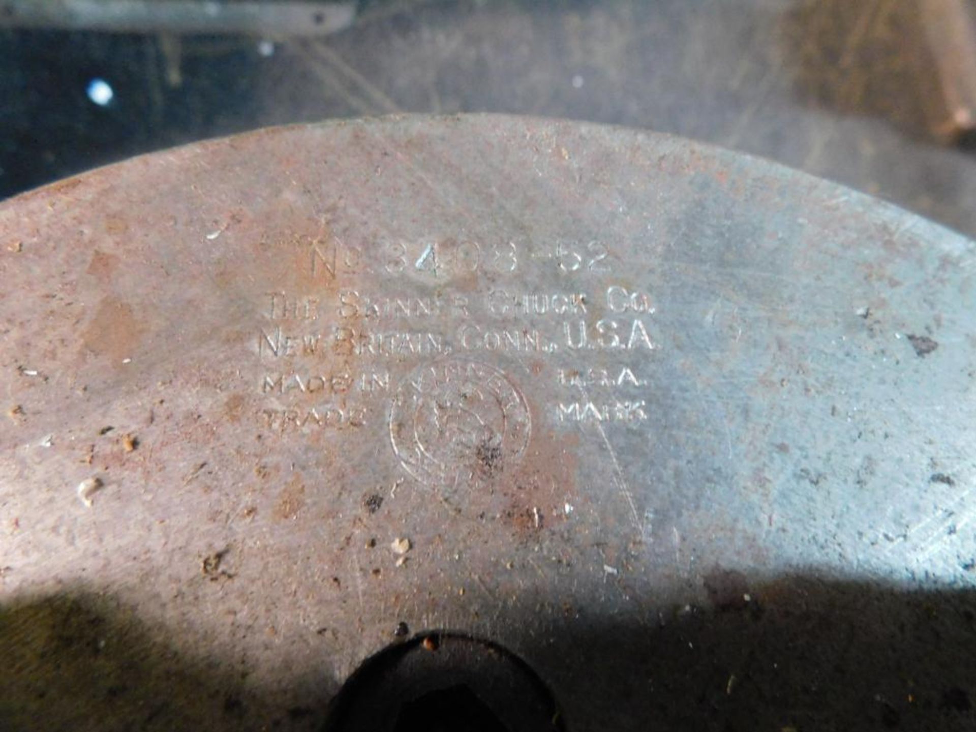 8" Skinner Chuck Co. 3-Jaw Chuck - Image 3 of 3