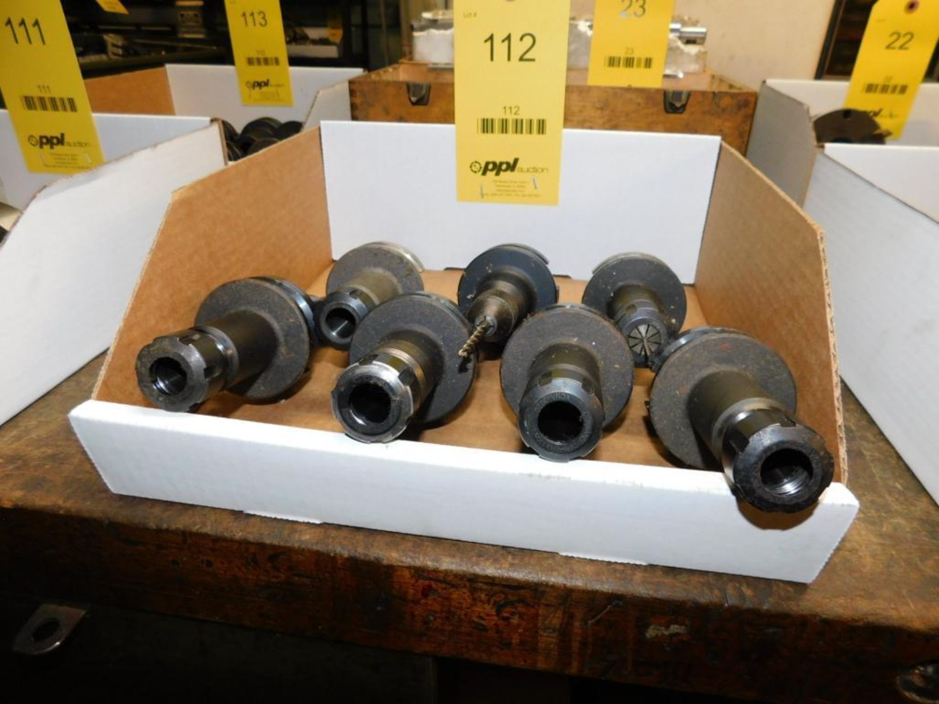 LOT: (7) Assorted Command BT40 ER 20 CNC Tool Collet Holders - Image 4 of 4