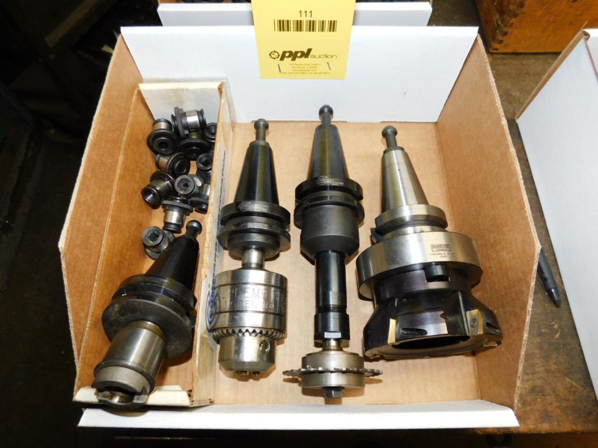 LOT: Assorted Command BT40 Tool Holders & Tooling