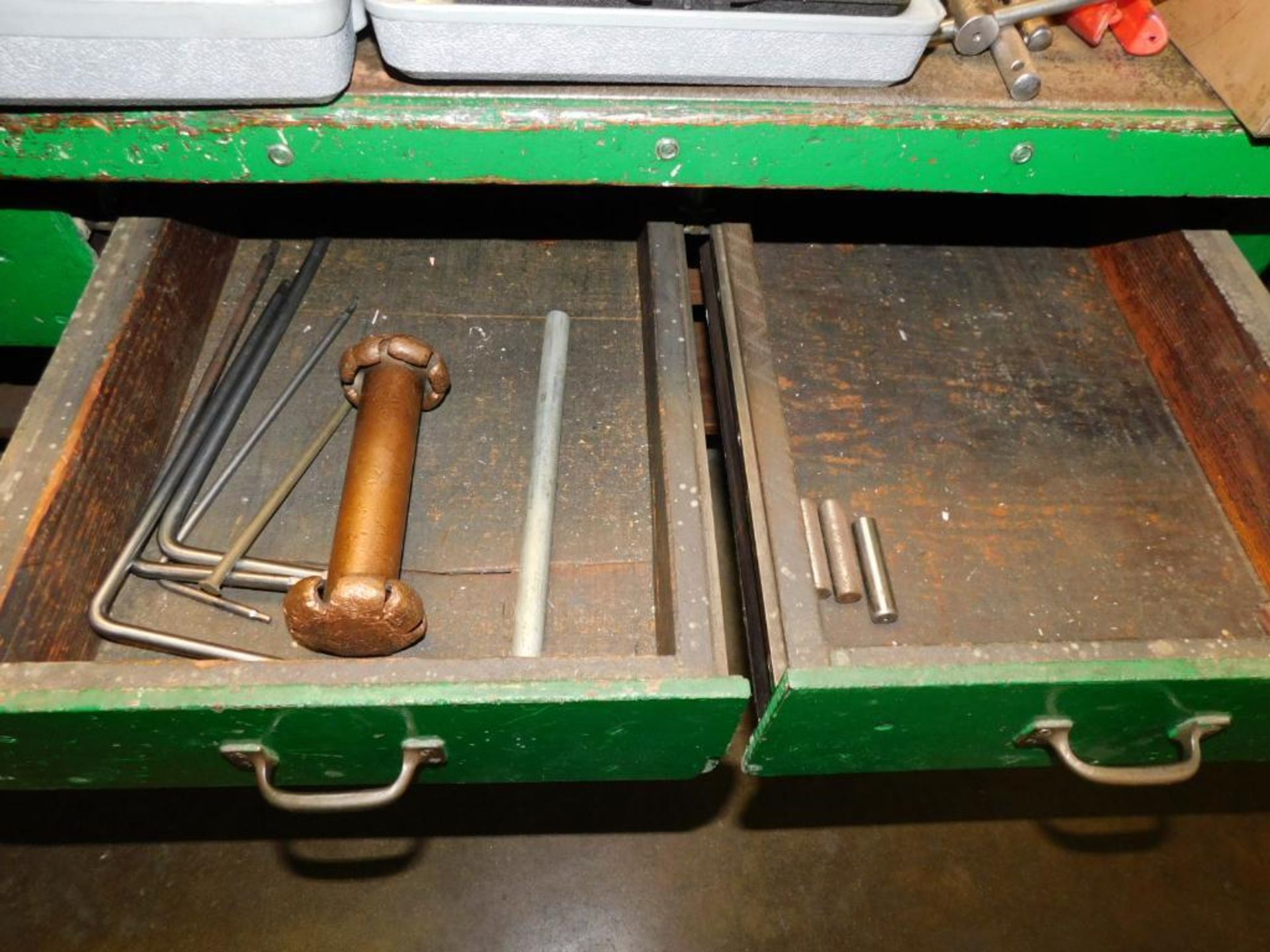Columbian 4-1/2" Vise on 72" x 34" Work Bench (NO CONTENTS, DELAYED REMOVAL, CONTACT SITE MANAGER) - Image 7 of 7