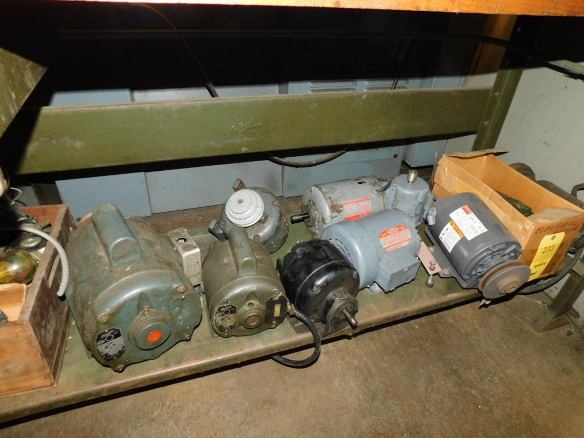 LOT: (10) Assorted Electric Motors (CONDITIONS UNKNOWN), Machine Parts - Image 2 of 12