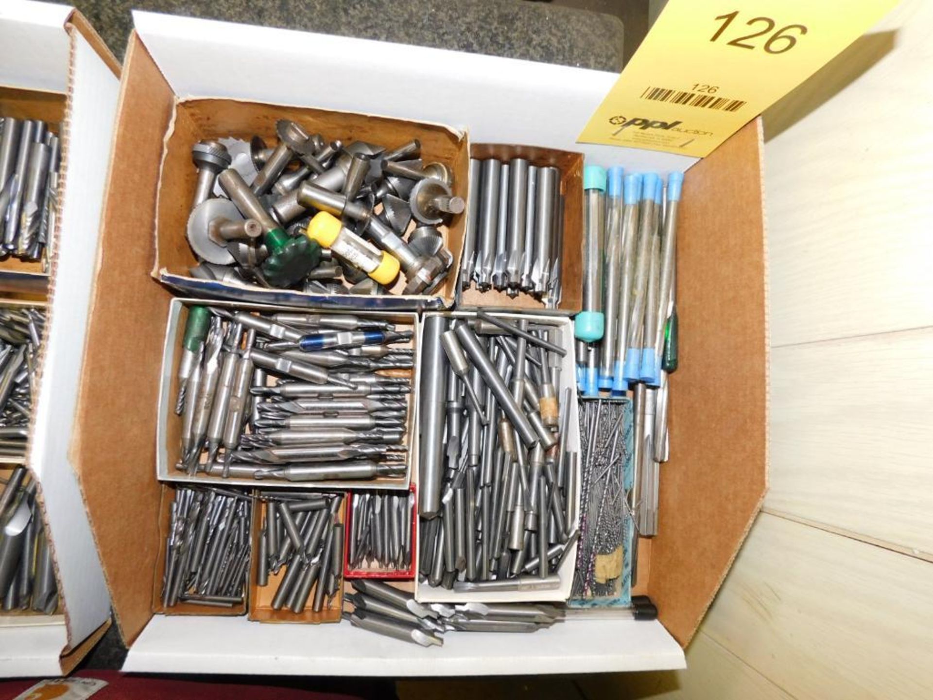 LOT: Assorted Carbide & HSS Tooling, Endmills, Counter Bores, Drill & Countersinks, Drills, Reamers, - Image 2 of 5