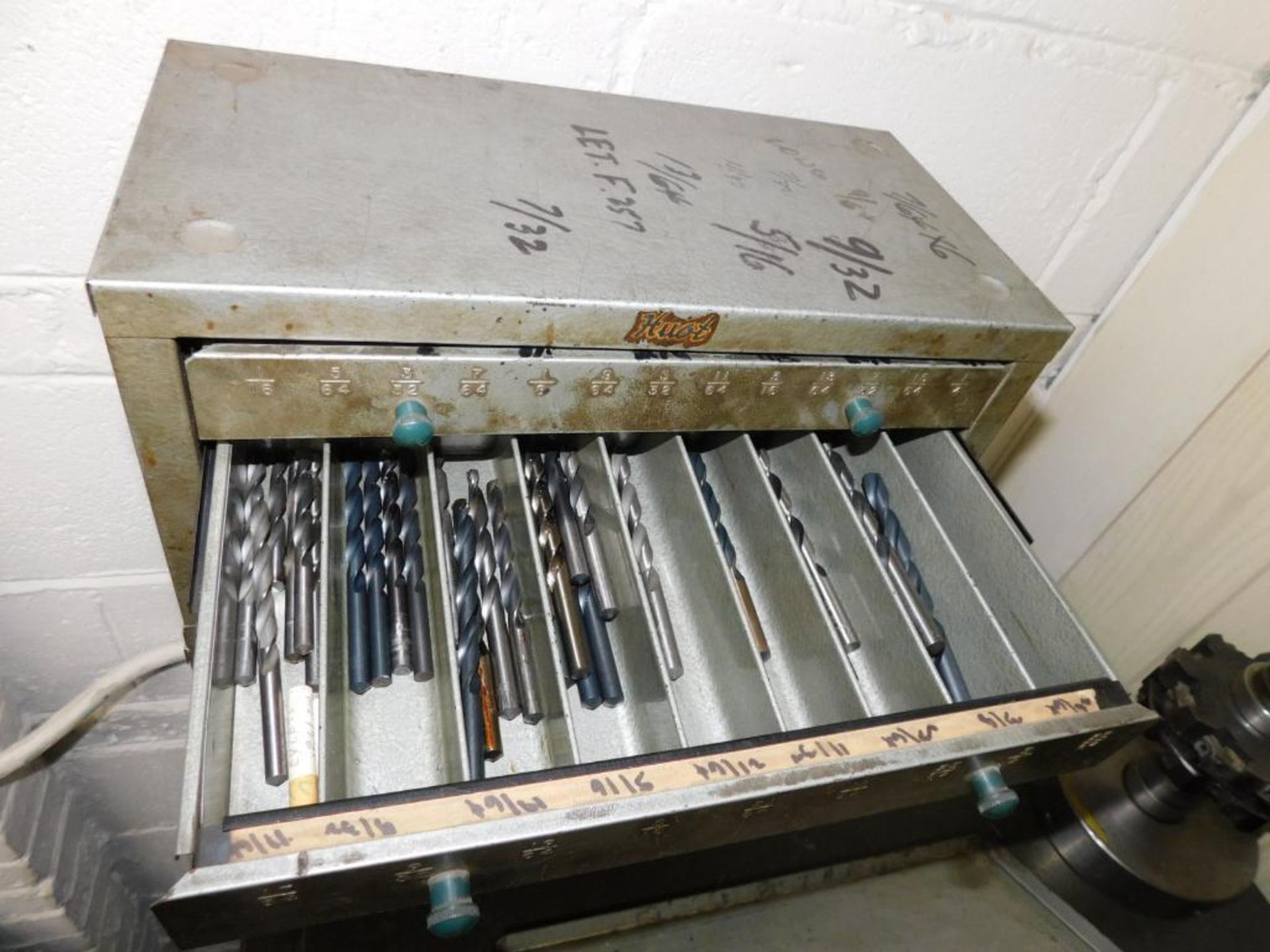 LOT: (2) Huot Drill Index Library w/Assorted Drill Bits - Image 8 of 9