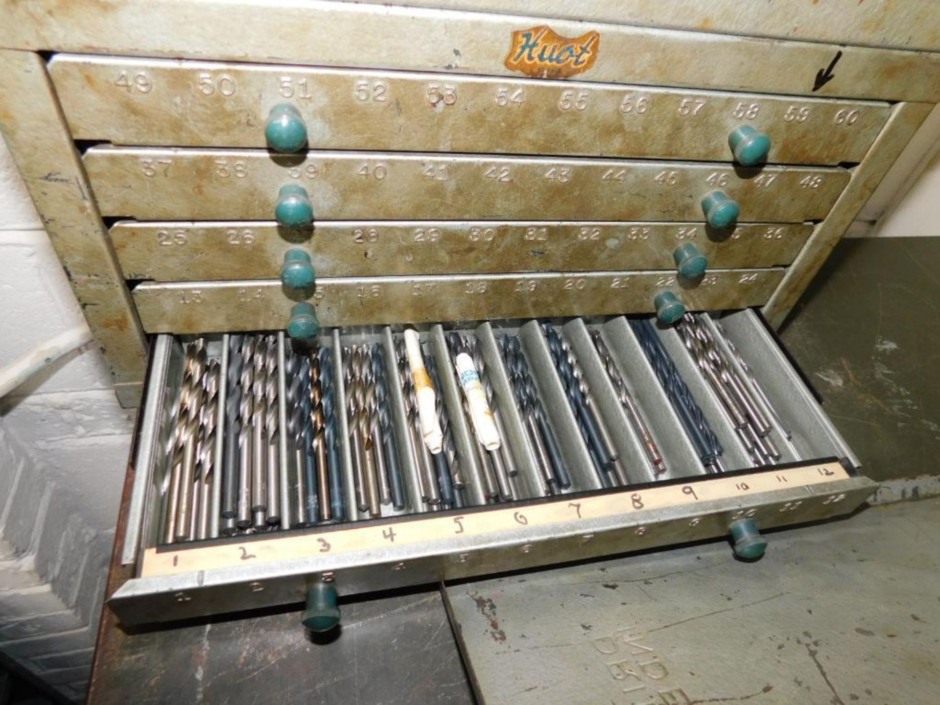 LOT: (2) Huot Drill Index Library w/Assorted Drill Bits - Image 2 of 9