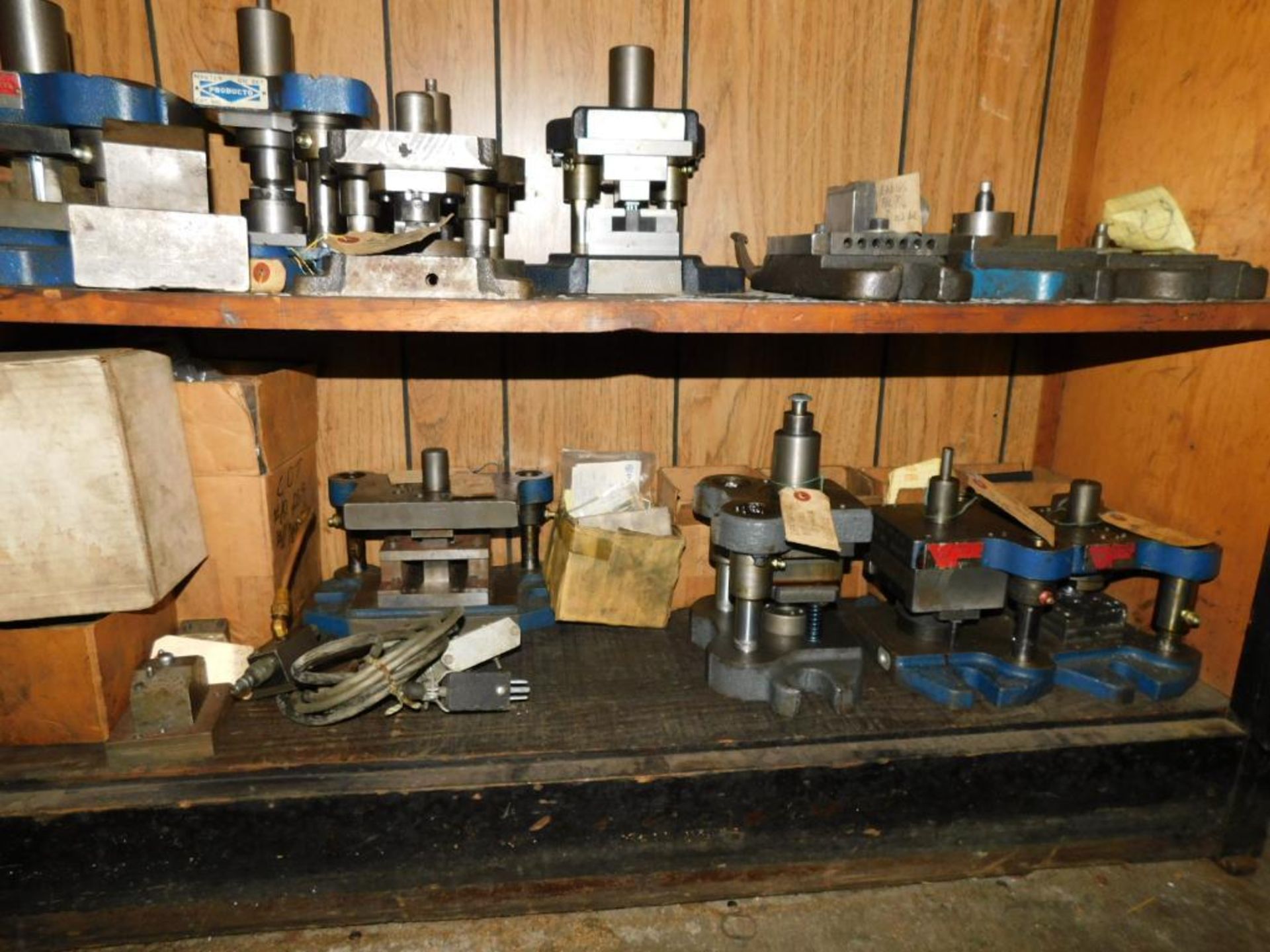 LOT: Shelf & Cabinet w/Approx. (30) Assorted Die Sets, Parts & Accessories - Image 23 of 27